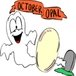 10 October - Opal Clip Art