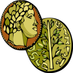 Coins - Roman Clip Art