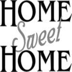 Home Sweet Home 4 Clip Art