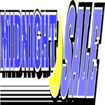 Midnight Sale Clip Art