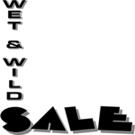 Wet & Wild Sale Clip Art