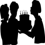 Blowing Out Candles 07 Clip Art