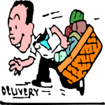 Delivery - Groceries Clip Art