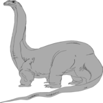 Brachiosaurus 02 Clip Art