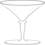 Glass - Martini 4 Clip Art