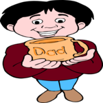 Mug - Dad Clip Art