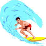 Surfer 16 Clip Art