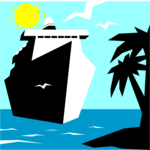 Cruise Ship 03 Clip Art