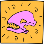 Dinosaur Skull 04 Clip Art