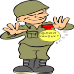 Medal of Good Conduct Clip Art