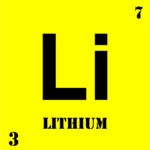 Lithium (Chemical Elements) Clip Art