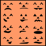 Pumpkin Background 05 Clip Art
