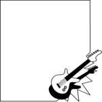 Guitar Frame Clip Art