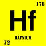 Hafnium (Chemical Elements) Clip Art