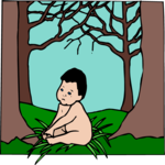Babe in the Woods Clip Art