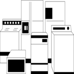 Appliances (2) Clip Art
