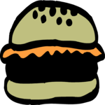 Cheeseburger 04 Clip Art
