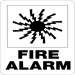 Fire Alarm 7 Clip Art