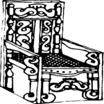 Chair - Antique Clip Art