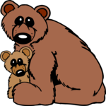 Bear Family 1 Clip Art