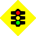 Traffic Light Ahead 1 Clip Art
