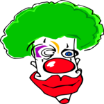 Clown Face 09 Clip Art