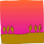 Sunset Background Clip Art