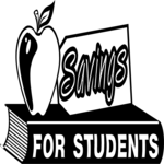Savings for Students Clip Art