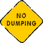 No Dumping Clip Art