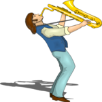 Saxophonist 20 Clip Art