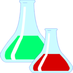 Chemistry - Flasks 5 Clip Art