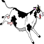 Cow - Happy 2 Clip Art