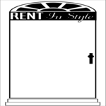 Rent in Style Frame Clip Art