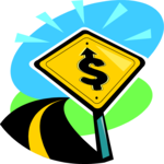 Road to Wealth Clip Art