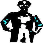 Police Officer - Abstract Clip Art