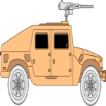 Military Vehicle 1 Clip Art