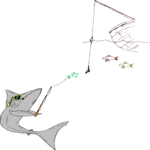 Shark Fishing Clip Art