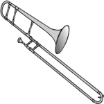 Trombone 2 Clip Art