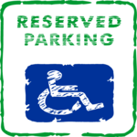 Reserved Parking 1 Clip Art