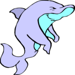 Dolphin Dancing Clip Art