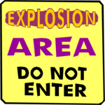 Explosion Area Clip Art