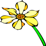 Narcissus 4 Clip Art