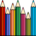 Colored Pencils 01 Clip Art