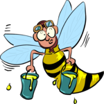 Bee - Busy Honey Clip Art