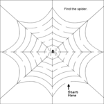 Maze - Spider Web Clip Art