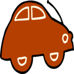 Ginger Bread Car Clip Art