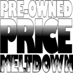 Price Meltdown Clip Art