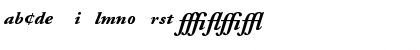 Adobe Garamond Bold Italic Expert Font