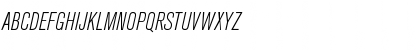 Akzidenz-Grotesk BQ Light Condensed Italic Font