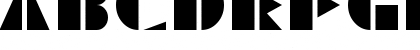 Trifolium Stencil Regular Font